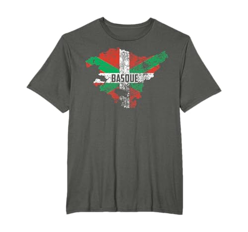 Camisa Bandera País Vasco | Regalo de Raíces Históricas Euskadi Camiseta ✅