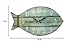 GIFTAYA Fish Beach Wall Clock Silent Non-Ticking Wooden Wall Clocks Ocean Sea Theme