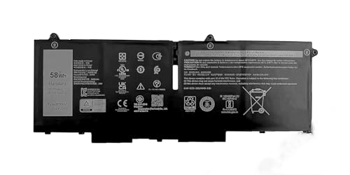 Image of ASKC 07KRV Battery for Dell Latitude 5430 5530 Precision 3570 P104F P104F005 P137G P137G004 Series M69D0 H4PVC 0H4PVC Y86WG 0Y86WG 4FVJG O7KRV 08WRCR 078FWY 15.2V 58Wh 4Cell