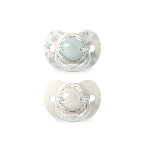 Miniatura 8 de Suavinex, Pack De 2 Chupetes Para Bebés 6 18 Meses, Con Tetina Fisiológica De Silicona Sx Pro Simétrica, Plana Y Flexible, Respeta El Desarrollo Bucodental, Birdies Verde