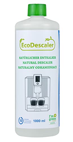 Détartrant écologique 1000ml Détartrant liquide pour toutes les machines à café et expresso automatiques disponibles dans le commerce 10 processus de détartrage par bouteille Définir Aquali
