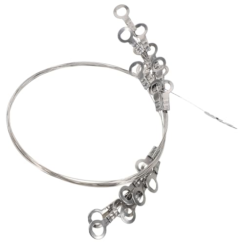 TOKIDNY 12 pezzi Fili Tagliatorte in Acciaio Inox Sostituzione Professionale per Affettatrice Torte Strumenti Precisi per Taglio Dolci e Formaggi Facile Installazione e