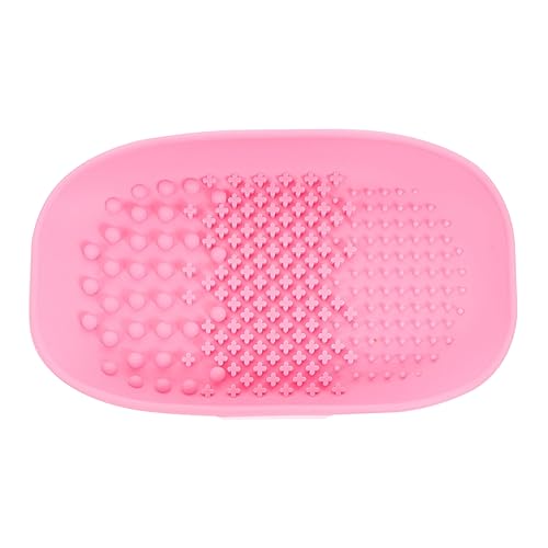 DEARMAMY Silicone Makeup Brush Cleaning Pad Compact Rinsing Mat for Cleaning Brushes Practical Beauty Tool Cleaner