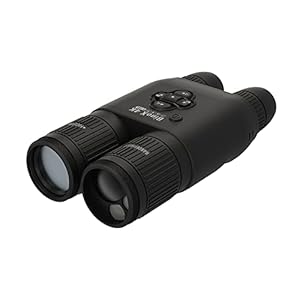 Binox 4K 4-16X Smart Ultra HD Day/Night Hunting Binoculars w/Built-in Laser Rangefinder, Video Record, Wi-Fi, E-Compass, 16hrs+ Battery Power