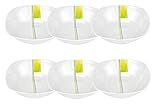 Hersteller: Van Well Van Well MANHATTAN 6er Set Müslischale, Suppenschale, kleine Schale, 142 x 142 mm, 300 ml, edles Marken-Porzellan, Dekor mit grün-gelbem Farbtupfer und Linien