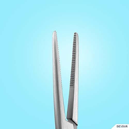 precision kelly hemostat forceps locking tweezers clamp silver straight stainless steel