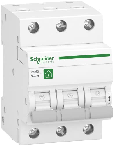 Schneider Electric Lasttrennschalter Resi9, 3-polig, 63A, 6kA, Artikelnummer R9S64363