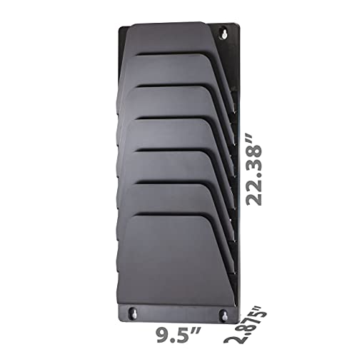 Officemate Wall File Holder, Letter/Legal, 7 Pockets, Black (21505) by Officemate - Image 3
