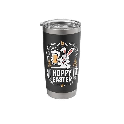 Hoppy Easter Funny Bunny Beer Lover Gifts Stainless Steel Insulated Tumbler