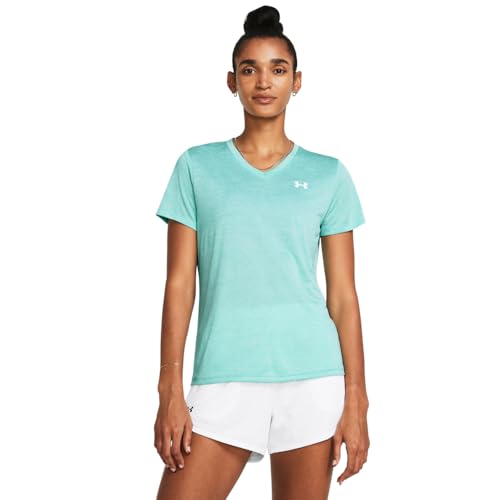 Image of Under Armour Women's Tech Twist V Neck Short Sleeve T-Shirt