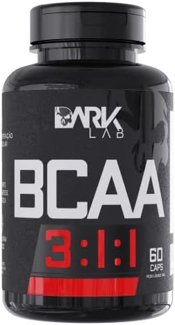 BCAA 3:1:1 Dark Lab, 60 Cápsulas, Aminoácidos, Recuperação Muscul...