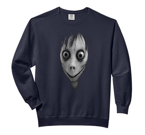 Momo Challenge Creepy Face Viral 2019 Comfort Colors Adult Sweatshirt