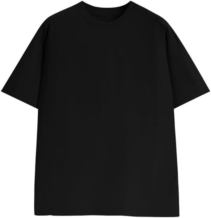 HBJWOV Men's Outdoor Stretch Short Sleeves Casual Polyester Round Neck T-Shirt Loose Lightweight Pullover Vest