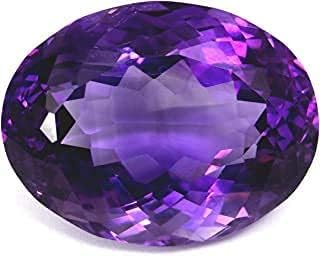 Anuj Sales 9.25 Ratti Amethyst Gemstone Natural Lab Certified Rashi Ratna Katela Loose Stone for Men & Women