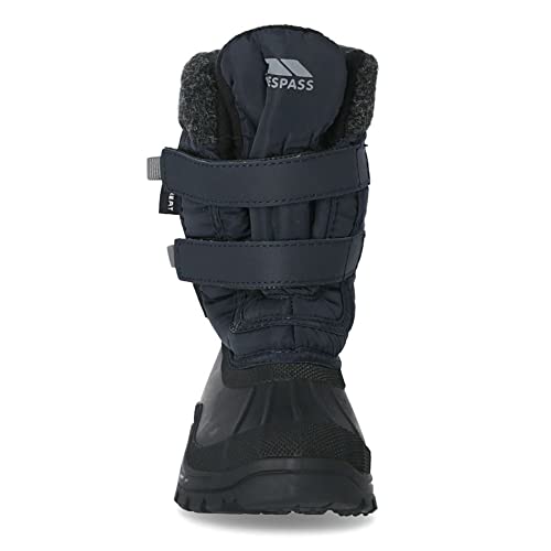 Image of Trespass Childrens Boys Strachan II Waterproof Touch Fastening Snow Boots (13 Child UK) (Navy)
