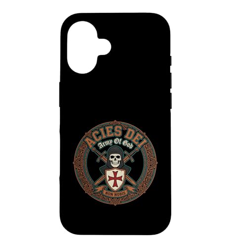 Catholic Knight Templar Crusader Cross Latin Case for iPhone 16