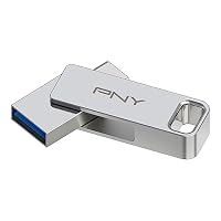 PNY 64GB Duo LINK USB 3.2 Typ-C Dual Flash Drive für Android-Geräte und Computer - Externer mobiler Speicher für Fotos, Videos und mehr - 200MB/s – Ansicht 2