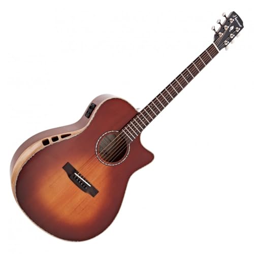 Hartwood Sonata Concert Electro Acoustic Guitar, Bourbon Burst