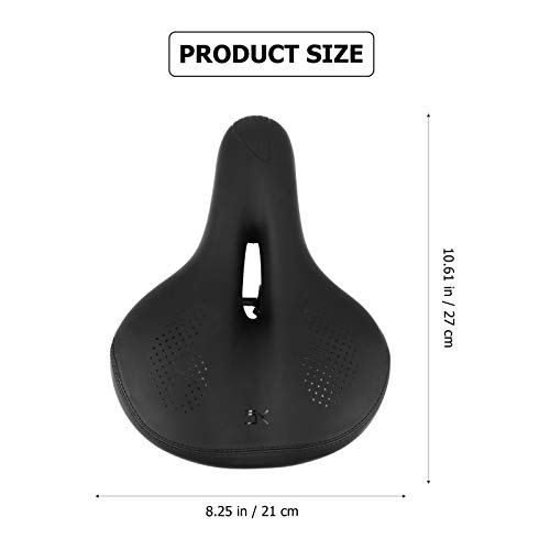 BESPORTBLE Confortável Assento Da Bicicleta de Couro PU Grande Grande Almofada Do Assento de Espuma