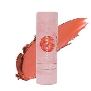 MADRE LUNA AYURVEDIC SKIN CARE, Cheeks & Lips, Natural Look, Deep Hydratation. (Venus Rose) This natural-look tint offers deep hydration, antioxidant benefits, enriched with Ashwagandha and Manjistha.