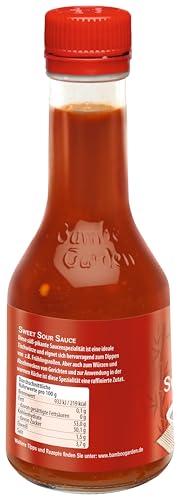 Bamboo Garden - Sweet Sour Sauce, Süß-pikante Sauce zum Verfeinern zahlreicher Gerichte oder als Dip, 1 x 200 ml (Verpackungsdesign kann abweichen) (Packung mit 2)