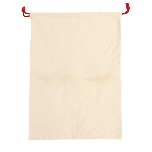 Fannybuy Santa Sack Personalized Bags Large Drawstring Canvas Burlap Bag Drawstring Delivery Extra Large Size 27.5"X19.5" (2 Pack=Rudolph Delivery) #TOP3