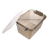 HOOTNEE Tragbare Aufbewahrungsbox mit Griff Mittelgroßer Kunststoff Organizer 31X22X17cm...