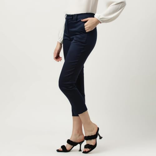 Image of Marks & Spencer Women's High Rise Slim Casual Pants