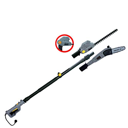 KULLER Electric Pole 2in1 Chainsaw and Hedge Trimmer Long Reach