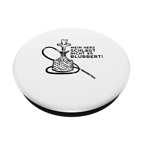 Mein Herz Blubbert I Shisha Wasserpfeife Kohle Shishakaffee PopSockets mit austauschbarem PopGrip – Bild 2