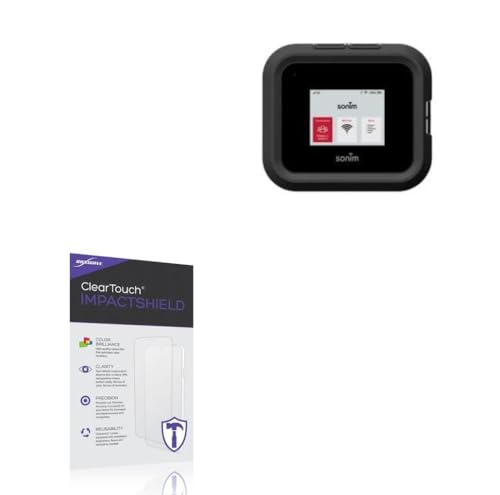 BoxWave Screen Protector Compatible With Sonim H500 - ClearTouch ImpactShield (2-Pack), Impenetrable Screen Protector Flexible Film