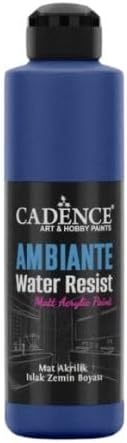 Cadence AMBIENTE ISLAK ZEMİN BOYASI AW-09 GECE MAVİ 250ML + KATALİZÖR 10GR