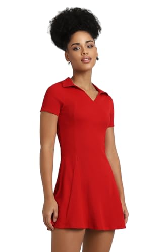Image of Forever 21 Women Solid A line Mini Dress