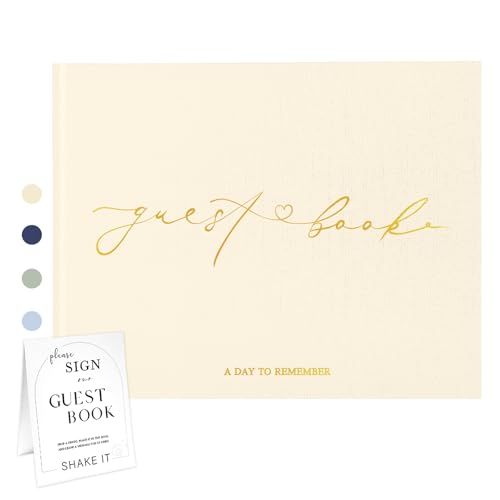 Wedding Guest Book for Your Wedding Reception - Elegant Hardcover ...