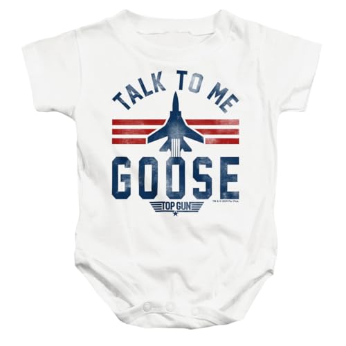 Image of Popfunk Top Gun Talk To Me Goose Unisex Infant Snap Suit for Baby