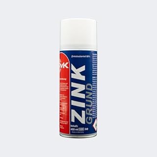RvK Zinco Spray 400 ml – Protezione Antiruggine per Acciaio e Ferro, Verniciabile, per Uso Industriale
