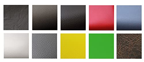 x-Repair - Almohadilla de reparación para asiento de piel sintética, 20 x 10 cm, parche de reparación, elástico, 20 x 10 cm, parche con adhesivo (negro S1)