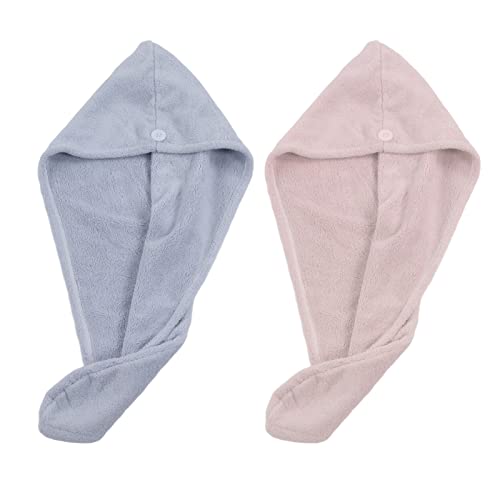 Toalha de cabelo de microfibra, envoltório de cabelo respirável de secagem rápida 65x25 cm para fest