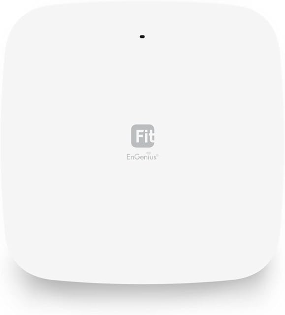 EnGenius Fit Wireless Access Point (EWS356-FIT) | True Wi-Fi 6 Dual Band AX1800 | Cloud & App & OnPrem Control Options | WPA3, MU-MIMO, Mesh & Seamless Roaming | Power Adapter Not Included