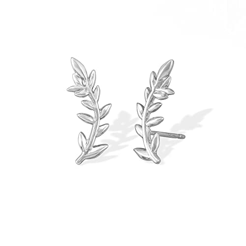 Boma Jewelry Sterling Silver Branch Climber Stud Earrings
