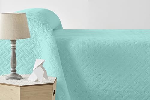 Degrees Home Liso – Colcha Boutí Fina para Todas Las Estaciones – Cubre Cama Multiusos Diseño Unicolor Suave, Lavable y Ligero 100% Microfibra (180x260) – Ideal para Camas 90/105/135/150/180 - imagen 6