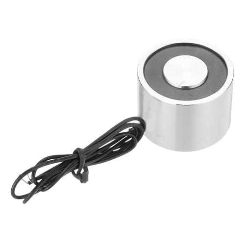 Image of sourcing map Round Solenoid Electromagnet DC 24V 150N 33LB/15Kg Electric Magnet Electric Lifting Magnet for Automation Equipment