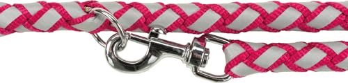 TRIXIE dog lead Cavo V-leash L-XL, 78.74 inches, ø 0.71 inches in fuchsia, adjustable leash with reflective elements - Image 3