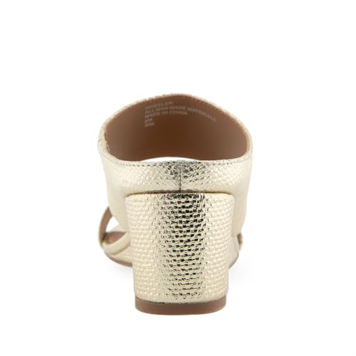 AerosolesWomen's Wheeler, Wedge Sandal, Soft Gold Canvas8M by Aerosoles - Used condition - Image 4