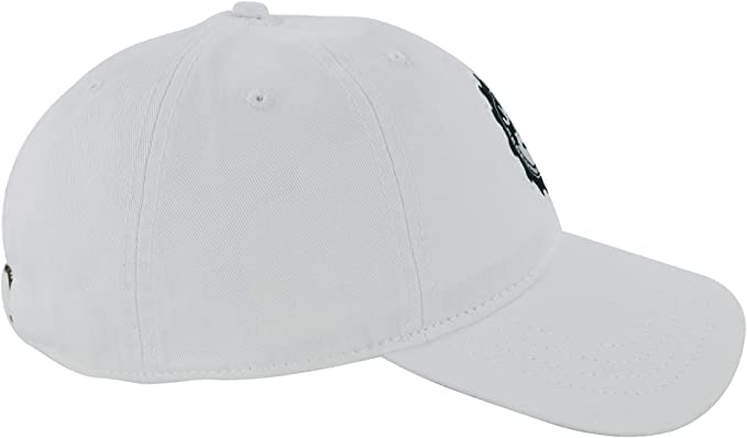 Jeep Hat Performance Parts Gear Logo Heavy Twill White Baseball Cap