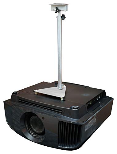 PCMD, LLC. Projector Ceiling Mount Compatible with Sony Home Cinema VPL-XW5000ES XW6000ES XW7000ES with Lateral Shift Coupling (Telescoping 23-30-Inch Extension)