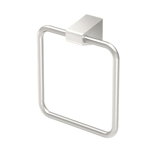 Image of Gatco 5662 A-Line Towel Ring, Satin Nickel