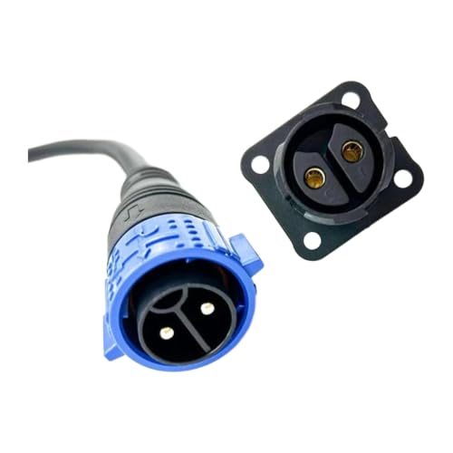 Conector M25 industrial de 2 pines con enchufe de alta corriente 50A 3