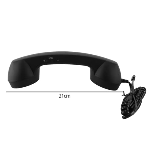 DUZEPA Festnetzgriff Im Retro-Telefonstil Für Mobiltelefon, Tablet, Laptop, USB-C-Schnittstelle, Mit Antworttaste, Geeignet Für Ältere Eltern