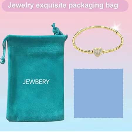 Jewbery Pandora Charm Snake Pattern Bracelet 925 Sterling Silver 18K Gold Plated Snake Pattern Bracelet, Gift For Women Girls #TOP6